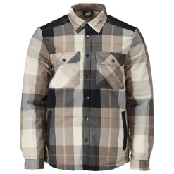 Flanellskjorta Mascot 23104-446 Fodrad Mörk Sand Rutig XS