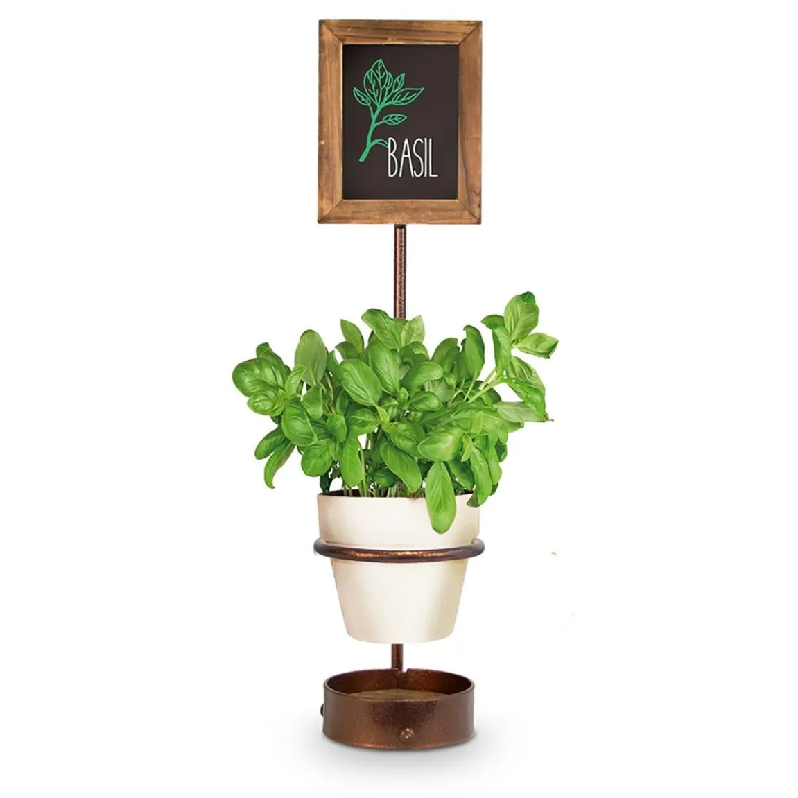 Flaskdisplay Securit Med Griffeltavla För 1 Flaska 45x11cm