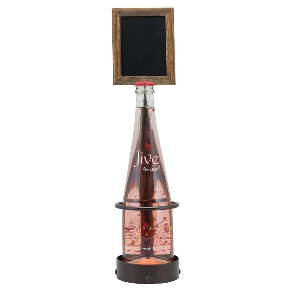 Flaskdisplay Securit Med Griffeltavla För 1 Flaska 45x11cm