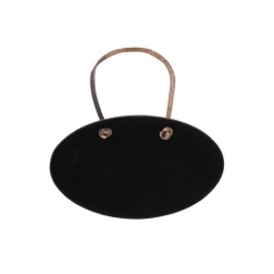Flaskskylt Securit Griffel Med Lädersnöre 5x8,3cm