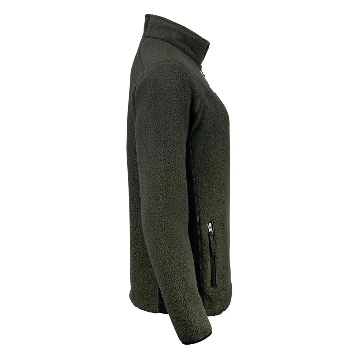 Fleecejacka Texstar WJ85 Dam Grön/Svart XS