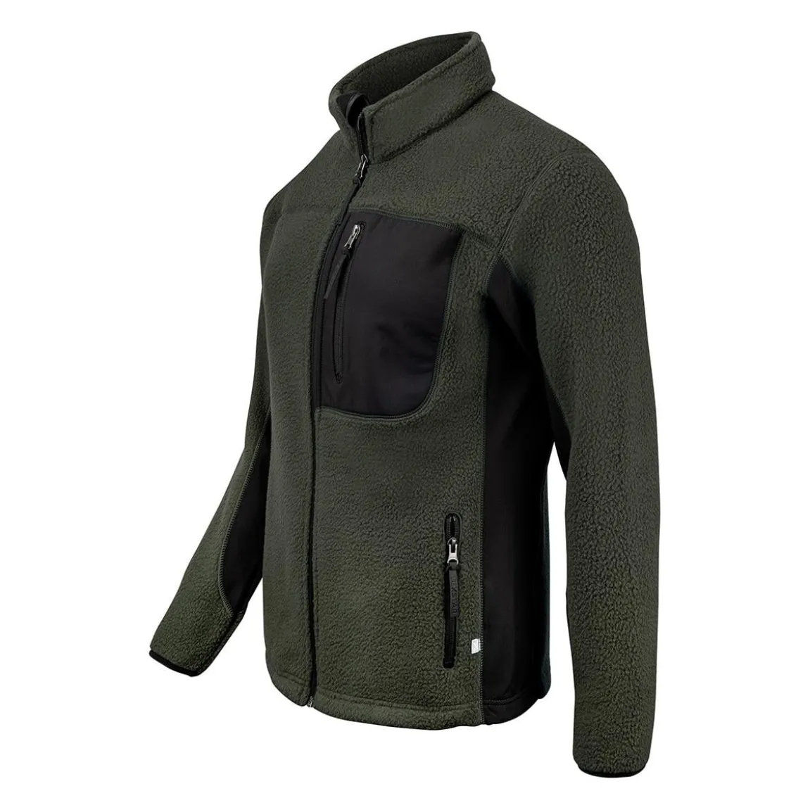 Fleecejacka Texstar WJ85 Dam Grön/Svart XS