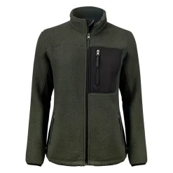 Fleecejacka Texstar WJ85 Dam Grön/Svart XS