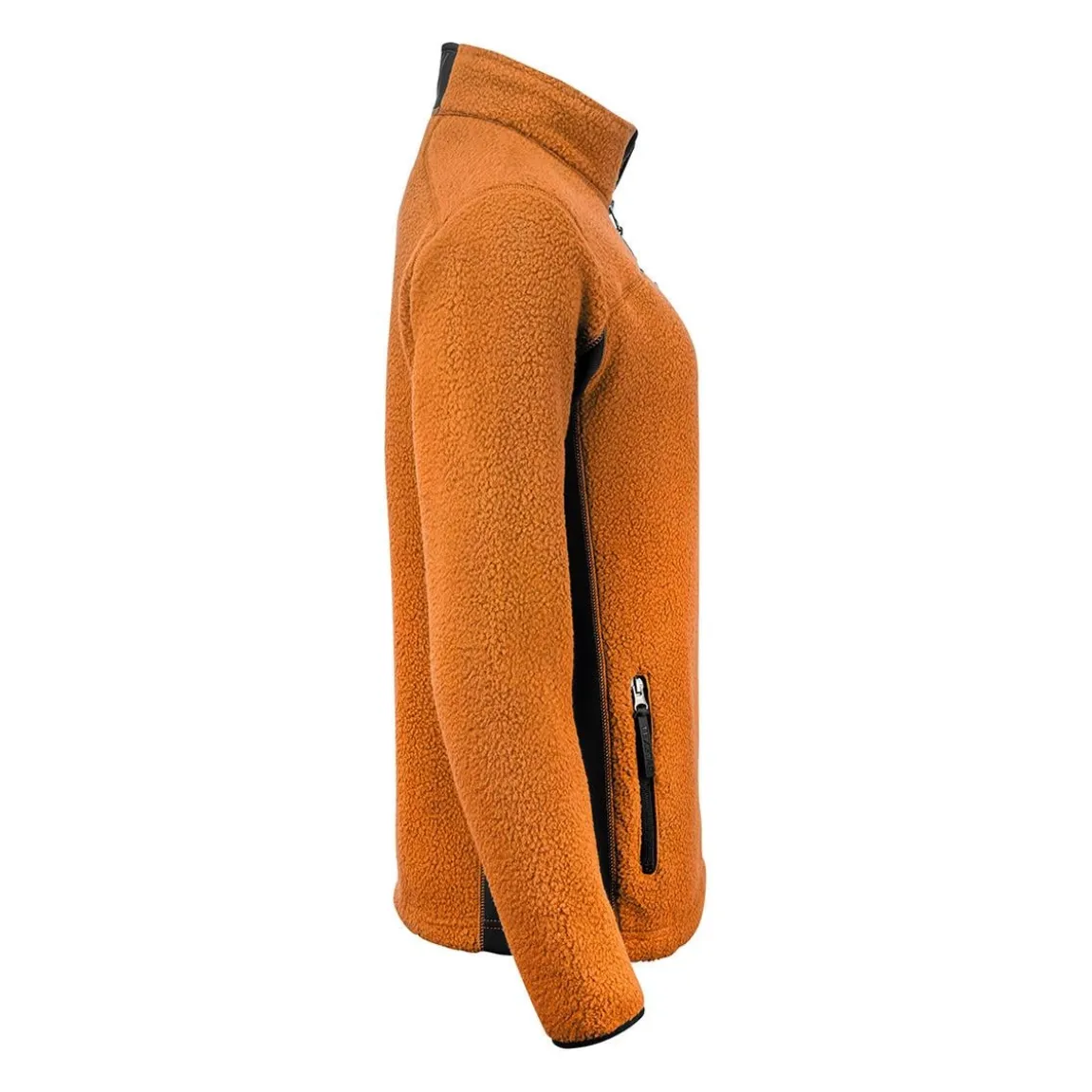 Fleecejacka Texstar WJ85 Dam Orange/Svart XS