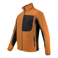 Fleecetröja Texstar FJ85 Orange/Svart S