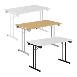 Fällbart Bord Dinner Style Vit/Svart 1200x700