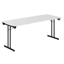 Fällbart Bord Dinner Style Vit/Svart 1800x700