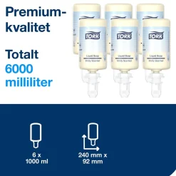 Flytande Tvål Tork S4 Med Mild Doft 1L