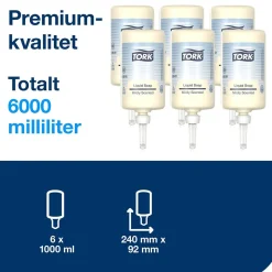Flytande Tvål Tork S1 Premium Mild 1L