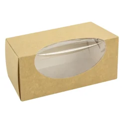 Fönsterkartong Brun utsida/Vit insida 185x105x85mm