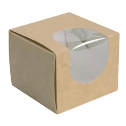Fönsterkartong Brun utsida/Vit insida 105x105x85mm