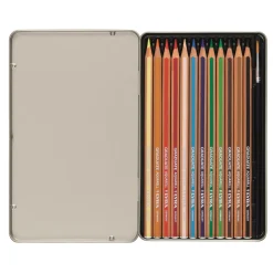 Färgpenna Blyerts Lyra Graduate Aquarell Metal Case 12 Färger