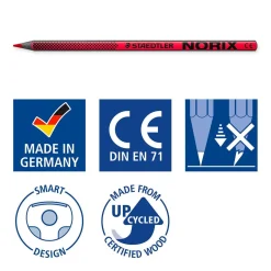 Färgpenna Blyerts Staedtler Norix 186