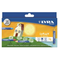 Färgpenna Lyra Lyrax Giant Wax 12 Färger