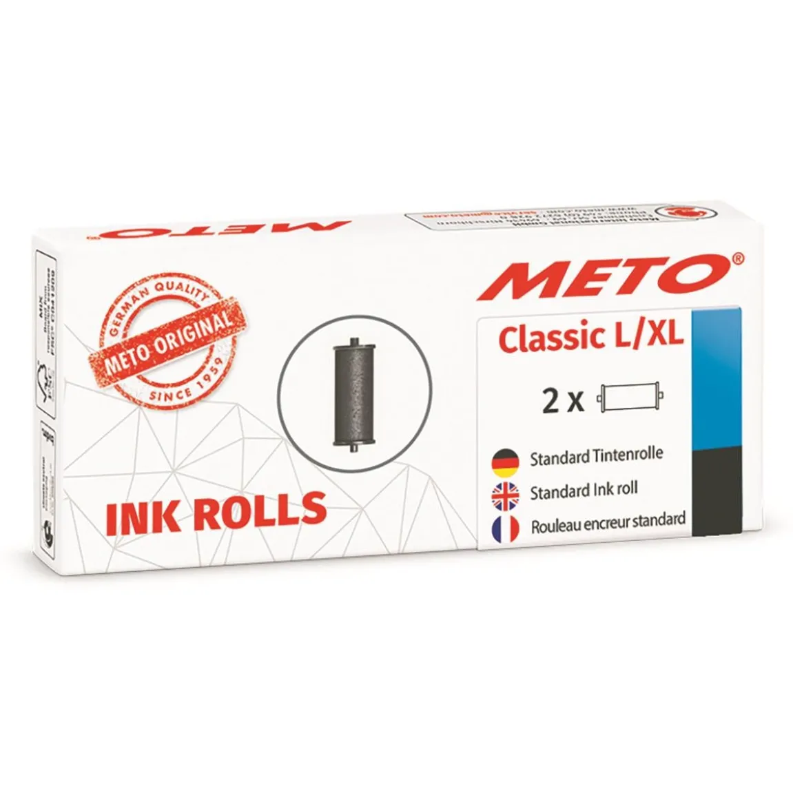 Färgrulle Meto Till Classic L/XL & ProLine L Svart