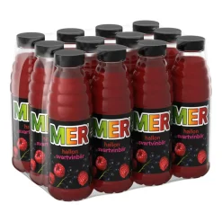 Fruktdryck Mer Hallon & Svartvinbär PET 50cl exkl pant
