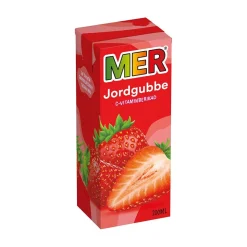 Fruktdryck Mer Jordgubb Tetra 20cl