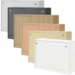 Förvaring Lanab Skjutdörrar Vit 1200x925x415mm