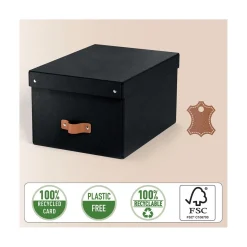 Förvaringslåda Leitz Puro Hög Svart 17L 270x200x370mm