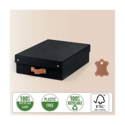 Förvaringslåda Leitz Puro Låg Svart 8L 270x100x370mm