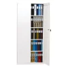 Förvaringsskåp Pendaflex 4 fasta hyllor vit 800x400x1820mm