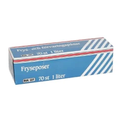 Fryspåse LDPE 1L 20my Transparent 180x250mm