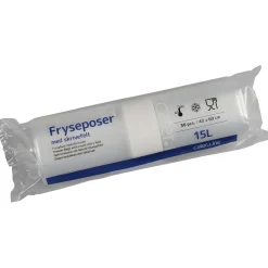 Fryspåse LDPE Med Skrivfält Transparent 15L
