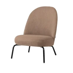 Fåtölj inoff Friend Lounge Metallben Beige/Svart