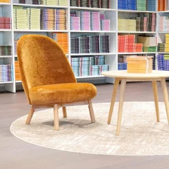 Fåtölj inoff Friend Lounge Träben Beige/Ask