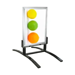 Gatuställ Alu-Fjäder Basic Aluminium 70x100cm