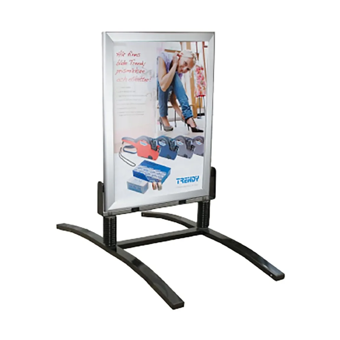 Gatuställ Alu-Fjäder Basic Aluminium 70x100cm