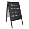 Gatuställ Alu-Line A-Bock Griffel Svart 50x100cm