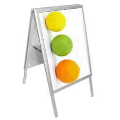 Gatuställ Alu-Line A-Bock Silver 70x100cm