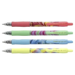 Gelpenna Pilot G2 Flow 0,7 Rosa Blått Bläck