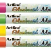 Glasboardmarker Artline EPG-4 Rosa/Grön/Gul/Orange