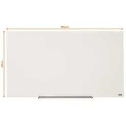 Glastavla Nobo Impression Pro 45" vit 993x559mm