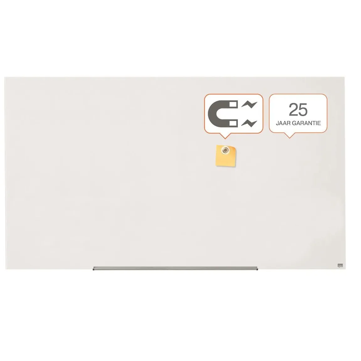 Glastavla Nobo Impression Pro 85" vit 1883x1059mm