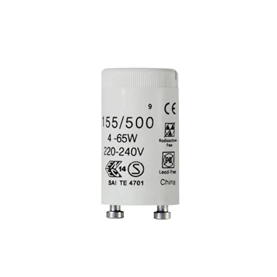 Glimtändare GE 4-22W singel 155/200