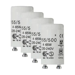 Glimtändare GE 4-22W singel 155/200