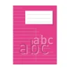Gloshäfte Linjerat 8,5mm 24 Blad Cerise A6 70g