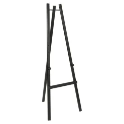 Golvstaffli Securit För Griffeltavla Svart 165x60x63cm