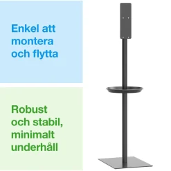 Golvstativ Tork Utan Dispenser Rund Stolpe