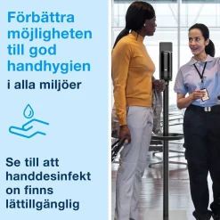 Golvstativ Tork Utan Dispenser Rund Stolpe