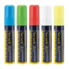 Griffelpenna Securit Rektangulär Spets Vit 7-15mm