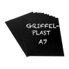 Griffelplast svart A7
