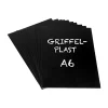 Griffelplast svart A6