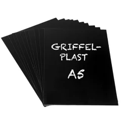 Griffelplast svart A5