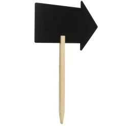 Griffelskylt Securit Pil Med Pinne Svart 67x49cm