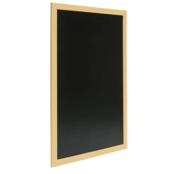 Griffeltavla Securit För Vägg Träram Teak 35x55cm Skrivyta