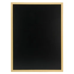 Griffeltavla Securit För Vägg Träram Teak 55x75cm Skrivyta